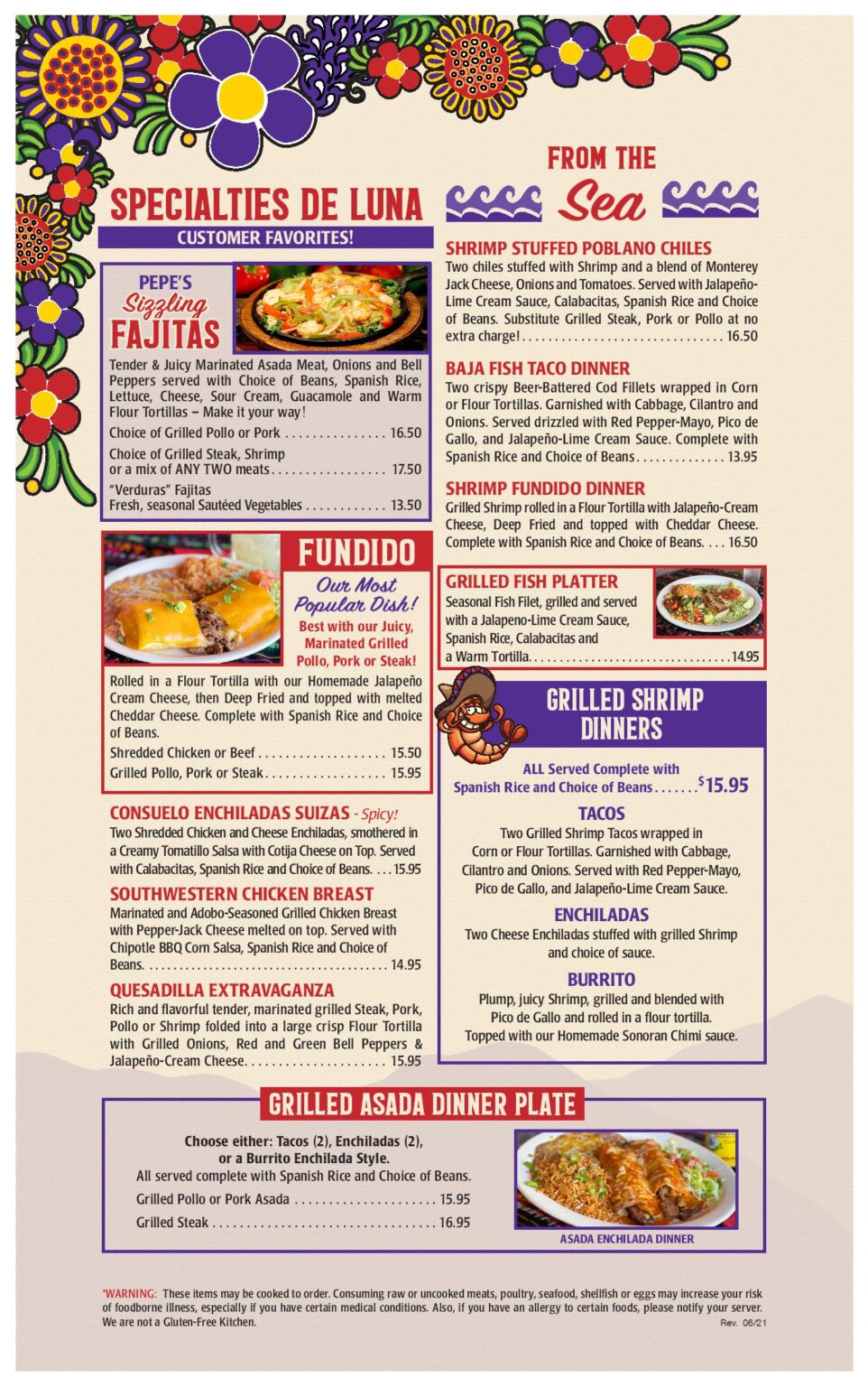 Mexican Food Arizona | Valle Luna Mexican Restaurants